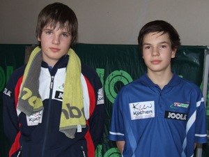 Top12_2009 - Ricardo und Gianluca nach dem Turnier